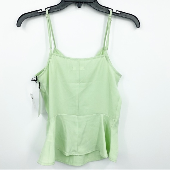Leith Faux Wrap Camisole Green NWT Sz XS - Picture 3 of 8
